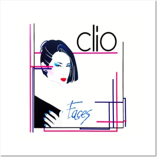 Clio Faces 80s Italo Disco Underground Posters and Art